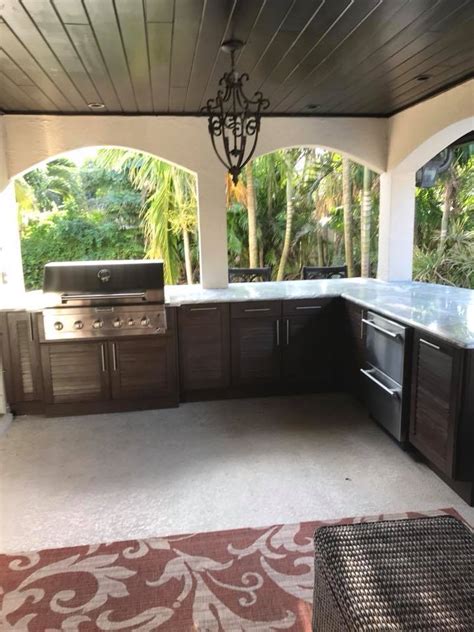 Our stock of cabinetry includes wall cabinets that hang above counters to store dishes, glasses, baking supplies, and more. New Outdoor Kitchen Cabinets Installation in Melbourne FL ...