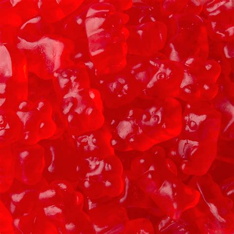 Fini Kosher Red Gummy Filled Bears 22lb Bag • Gummies And Jelly Candy