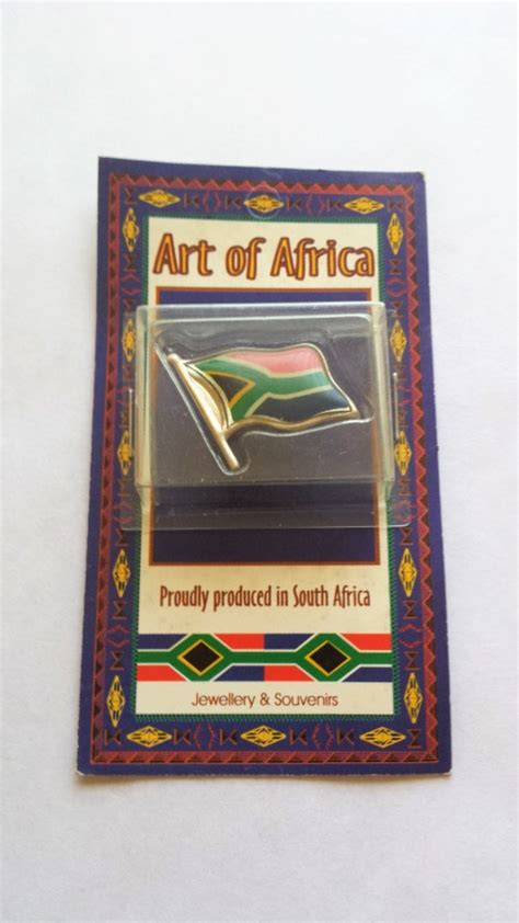 Other Africana South African Flag Lapel Pin Was Sold For R4000 On 26