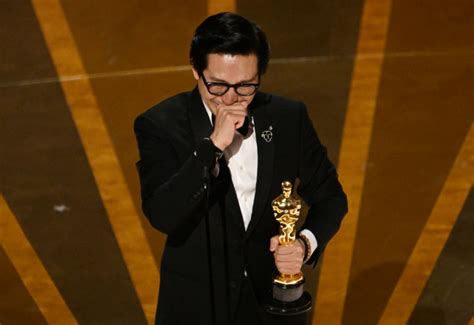 Ke Huy Quan Wins Best Supporting Actor Oscar For Everything Everywhere