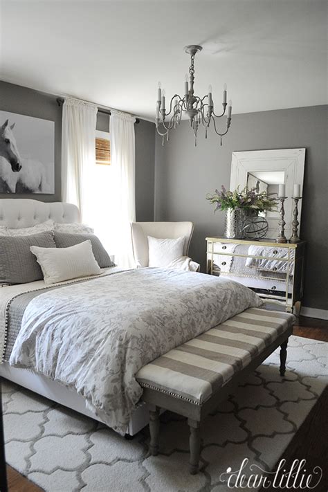 For example, when grey walls meet grey draperies, a sophisticated look results. How to Go Glamorous with Gray in Your Guest Bedroom | Home bedroom, Home decor, Bedroom decor