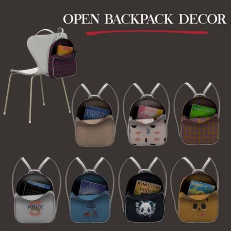 Open Backpack At Leo Sims The Sims 4 Catalog