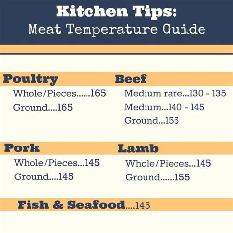 Meat Temperature Guide💯 Musely