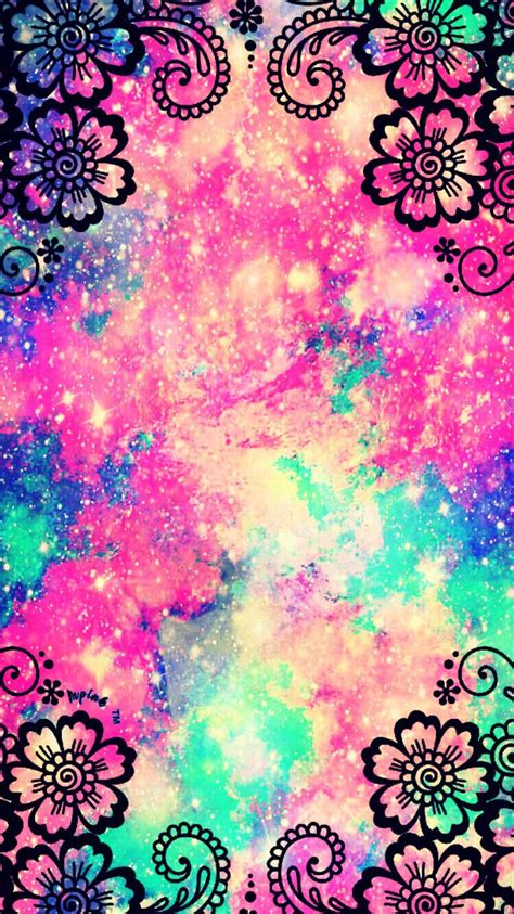 Download Cute Galaxy Wallpaper Colorful Girly