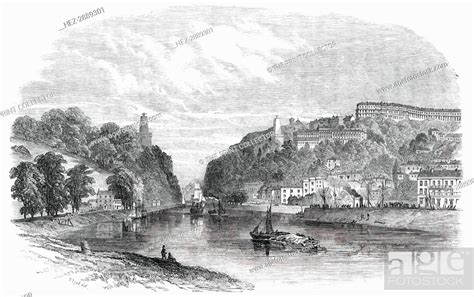 Clifton From The Ferry 1850 Creator Unknown Stock Photo Picture