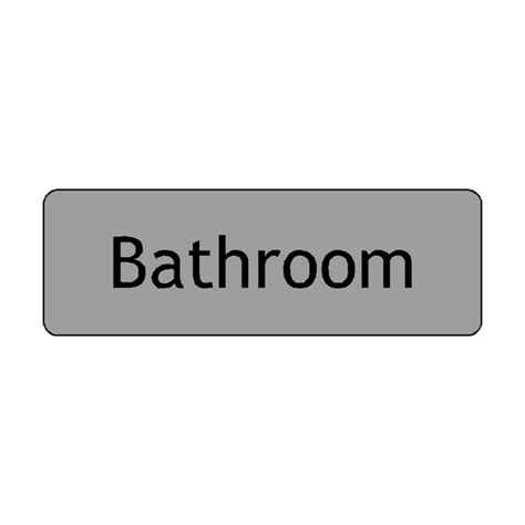 Bathroom Door Sign Pvc Safety Signs