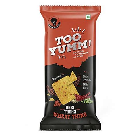 Buy Too Yumm Wheat Thins Desi Tadka 72 Gm Online At Best Price Of Rs