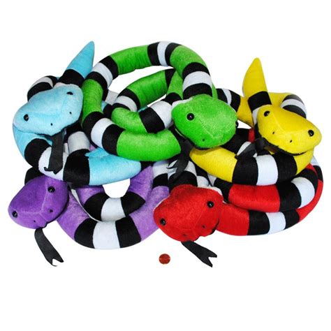 Colorful Stuffed Snakes Wholesale Stuffed Animals