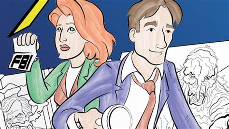 There Is An Official X Files Coloring Book Ign Coloring Books X Files Books