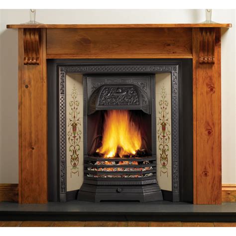 Victorian Wooden Fireplace Mantel