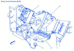 Chevrolet Silverado 1500 HD 2003 Body Control Module Electrical Circuit