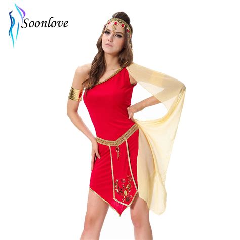 full queen of the nile one shoulder princess goddess costume egyptian costume halloween carnival