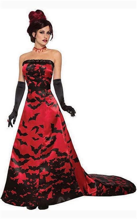 Vampire Queen Gothic Adult Womens Halloween Fancy Dress Costume Ebay