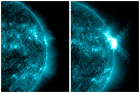two rare powerful x class solar flares just days apart cause radio blackouts
