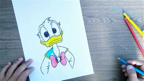 Como Desenhar Pato Donald Passo A Passo Youtube