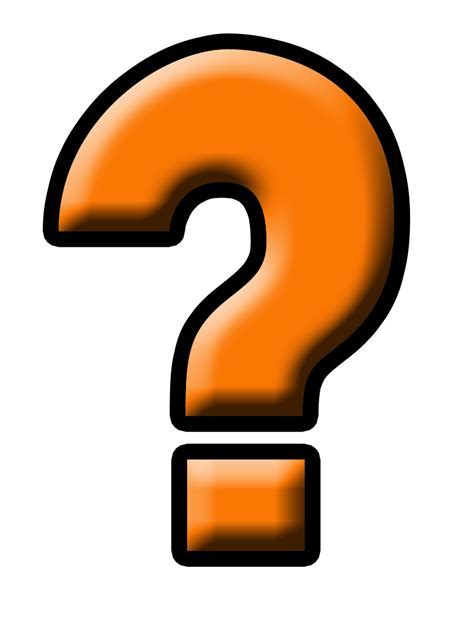 Free Orange Question Mark Download Free Orange Question Mark Png