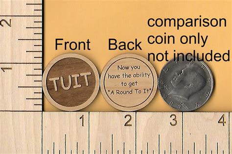 When You Get A Round Tuit A Round To It Qty Of 10 Wood Token Etsy