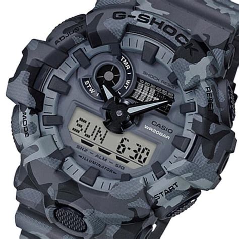 Casio G Shock Grey Camo Series Mens Watch Ga700cm 8a The Watch