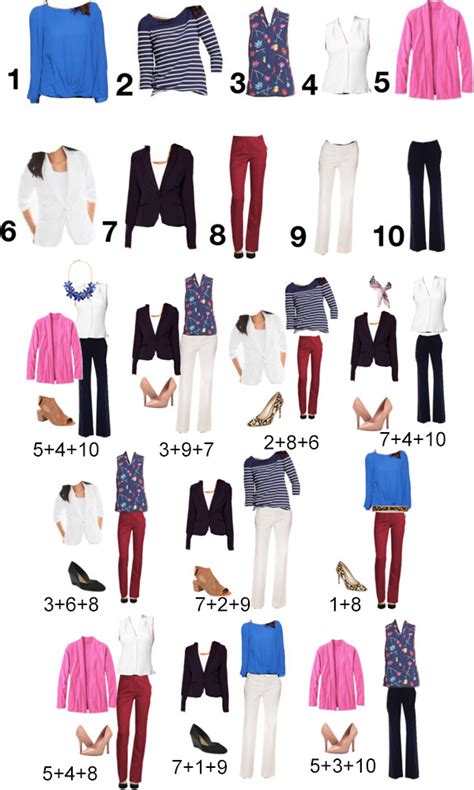 10 Pieces 10 Outfits Summer Work Capsule Savvy Southern Chic