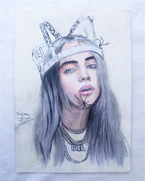 11 Art Beginner Billie Eilish Coloring Pages