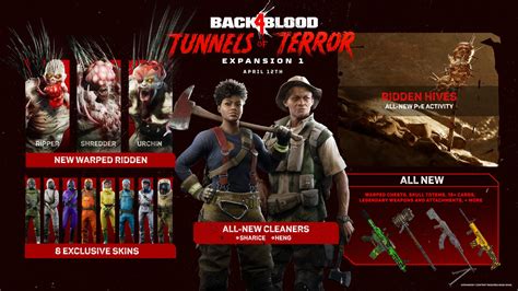 Back 4 Blood Tunnels Of Terror First Expansion Announced Gameranx