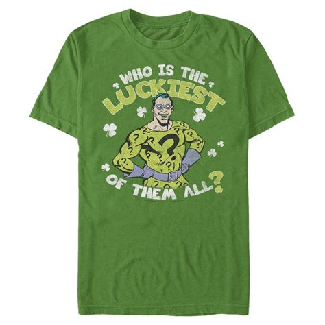 The Riddler Who Is The Luckiest Of Them All St Patricks Day T Shirt