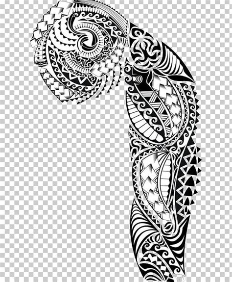 Polynesia Sleeve Tattoo Mu0101ori People Tu0101 Moko Png Polynesian