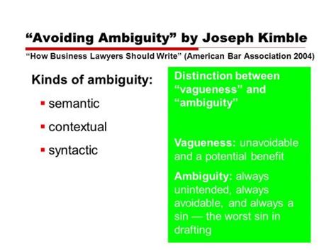 What Do You Think You Know About Ambiguity And Vagueness In Semantics