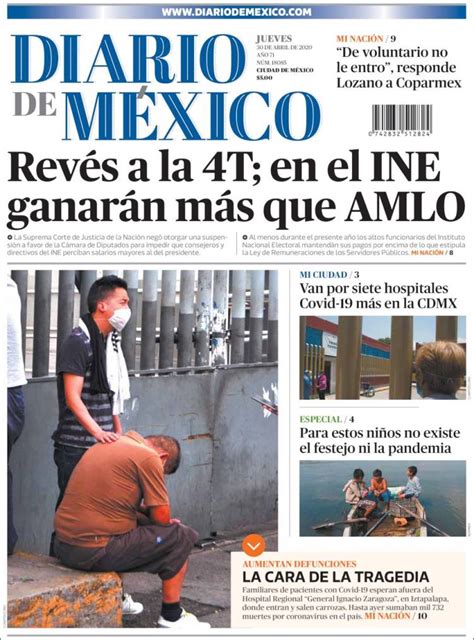 Periódico Diario De México México Periódicos De México Toda La Prensa De Hoy