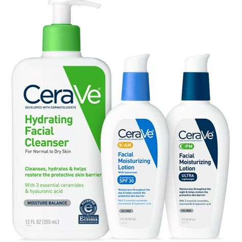 Cerave Daily Skincare For Dry Skin Hydrating Face Wash Am Face