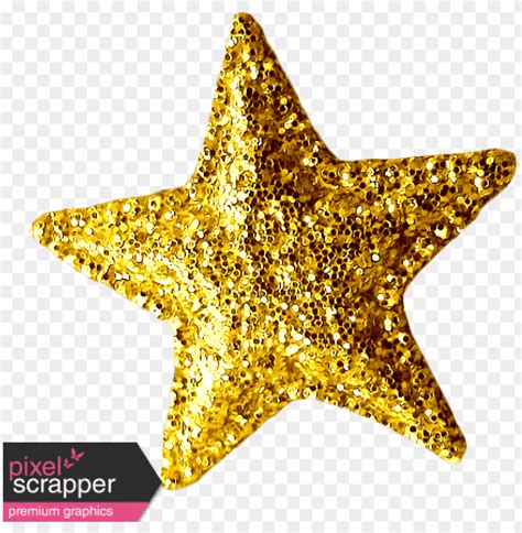 Old Glitter Star Png Gold Star Glitter Png Transparent With Clear