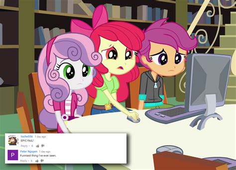 Apple Bloom Babs Seed Scootaloo And Sweetie Belle Equestria Girls My
