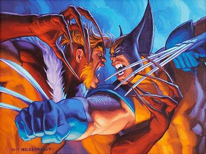 Sabretooth Wolverine Wallpapers Vs Comic Marvel Hildebrandt