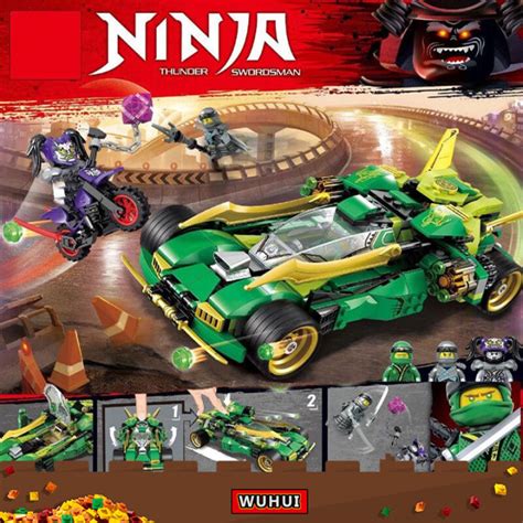 Wuhui 452pcs Ninja Building Block Set Toys Ninjago Ninja Kai Charger