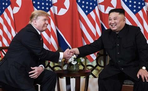 vietnam donald trump kim jong un handshake opens second north korea nuclear summit in hanoi