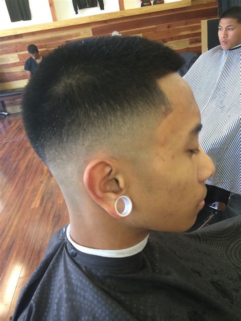 It is a design that men use to spice up the appearance of their hairdos on the sides instead of just making them short. Mid bald fade. Done by mark. - Yelp