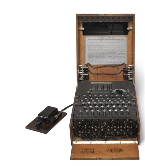 Enigma I A Fully Operational Early Three Rotor Enigma I Cipher Machine