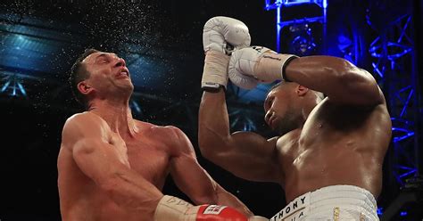 The Best Punches Ever Thrown By British Boxers Including Anthony Joshua S Uppercut On