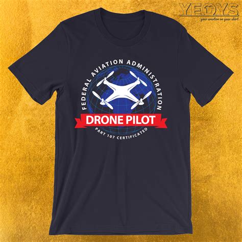 Certified Drone Pilot T Shirt Faa Shirts Novelty This Funny Drone