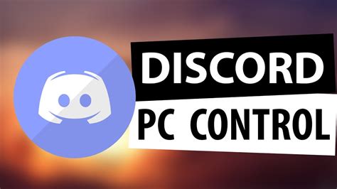 Remote Control Your Pc With Discord Youtube