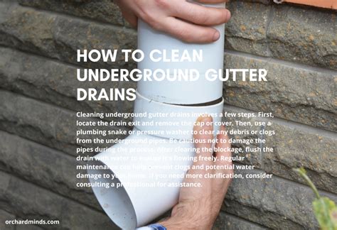 How To Clean Underground Gutter Drains N1 Complete Guide Orchard Minds