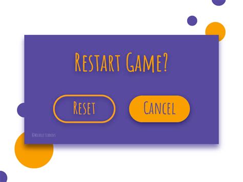 Restart Game By Michelle Starkovs On Dribbble