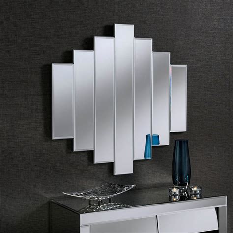 7 Panel Contemporary Mirror Wall Mirror