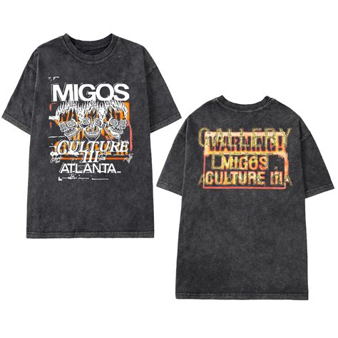 Migos X Gallery Dept For Culture Iii Three Skulls T Shirt Etsy