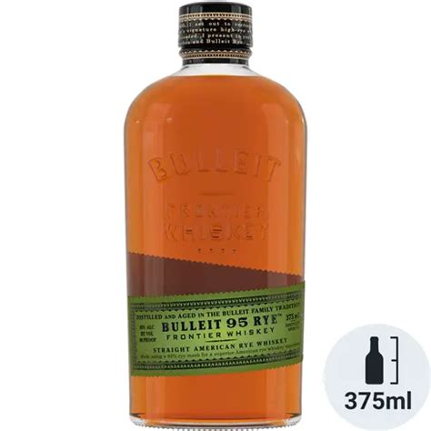 Bulleit Rye Whiskey 375ml | Rye whiskey, Whiskey, American whiskey