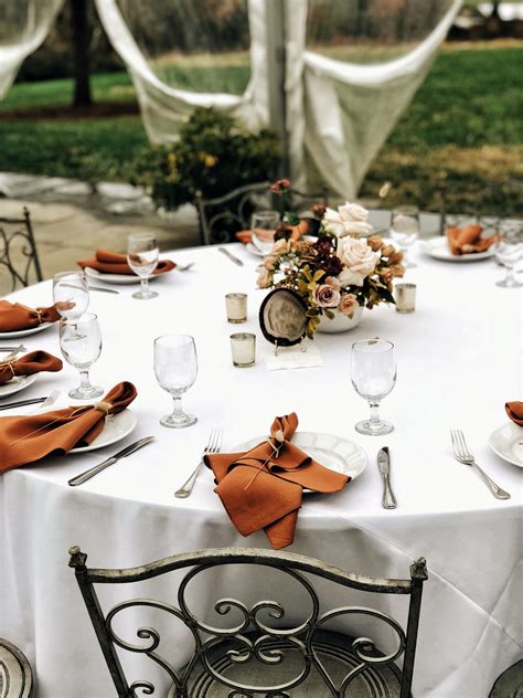 Terra Cotta Wedding Fall Wedding Tables Burnt Orange Weddings