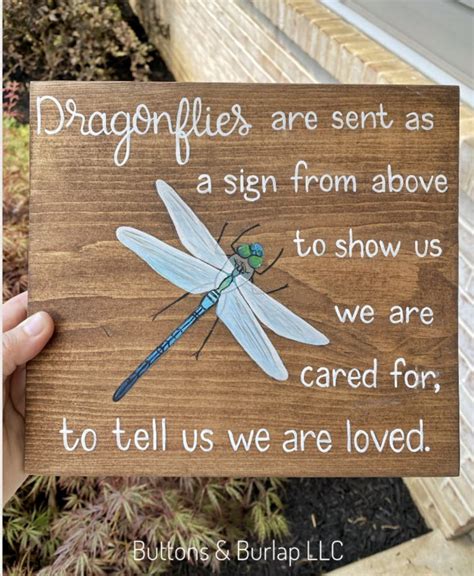 Dragonflies Dragonfly Sign Hand Painted Dragonfly Hand Painted