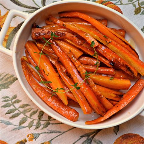 Roasted Carrots With Honey And Thyme Kates Recipe Box