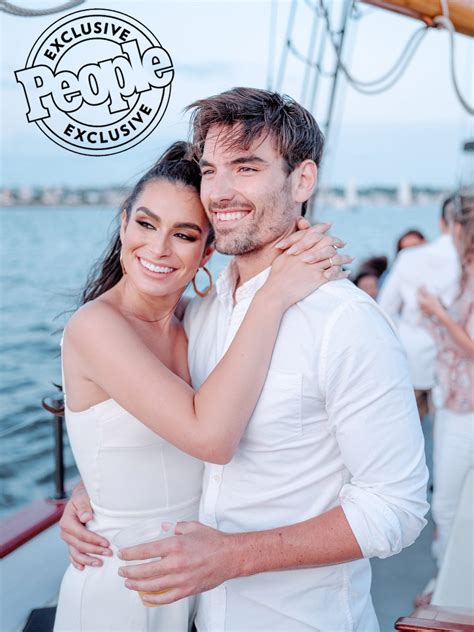 ashley iaconetti and jared haibon kick off wedding weekend with sunset cruise in rhode island