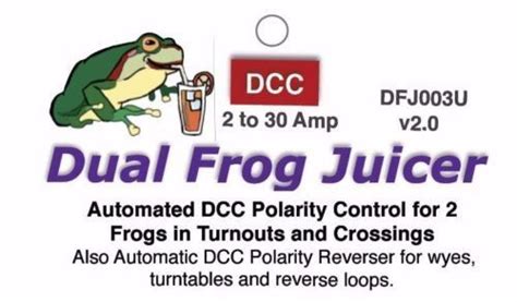 Tam Valley Depot ~ New 2024 ~ Dcc Dual Frog Juicer Dfj003u V20 ~ 2 To